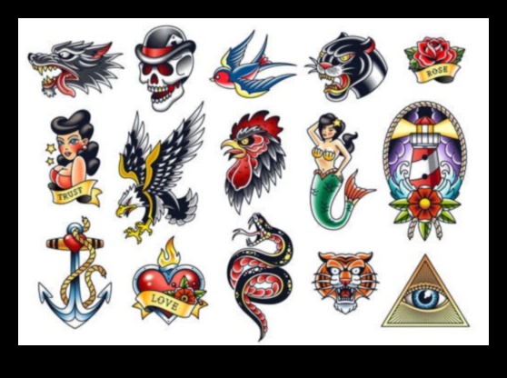 الكلاسيكيات الخالدة: الوشم التقليدي الذي يدوم