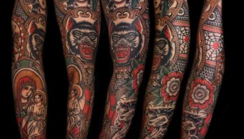 الكلاسيكيات الخالدة: الوشم التقليدي الذي يدوم