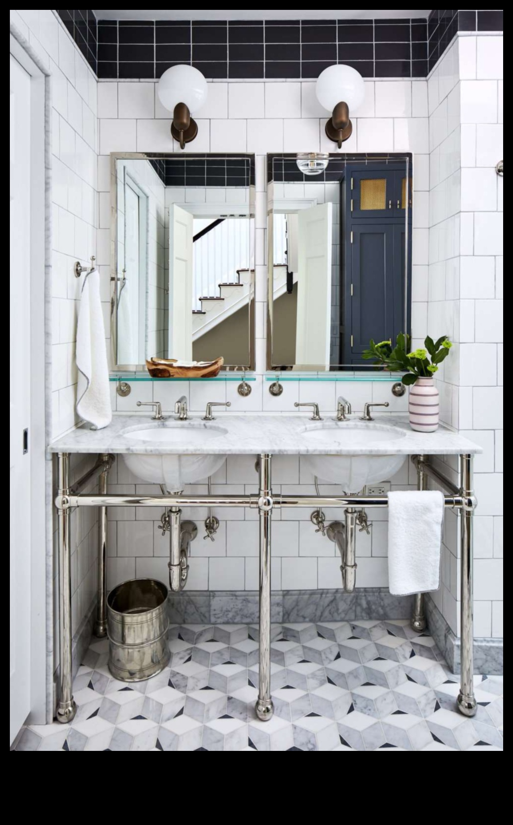 إلهام ديكور الحمام آرت ديكو