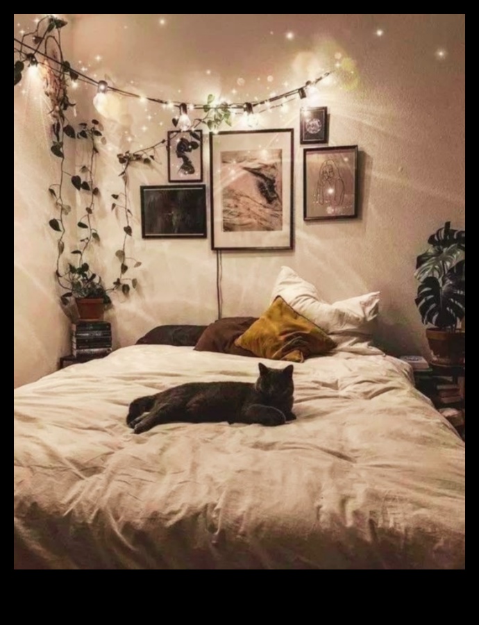 هل هناك أي طرق مبتكرة لاستخدام Fairy Lights في Boho Modern Decor لإضفاء جو سحري؟