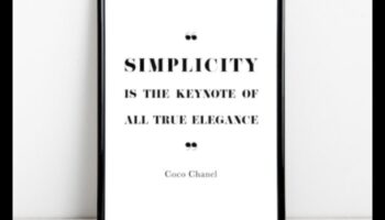 البساطة تتحدث: الكشف عن أناقة فن الحبر البسيط