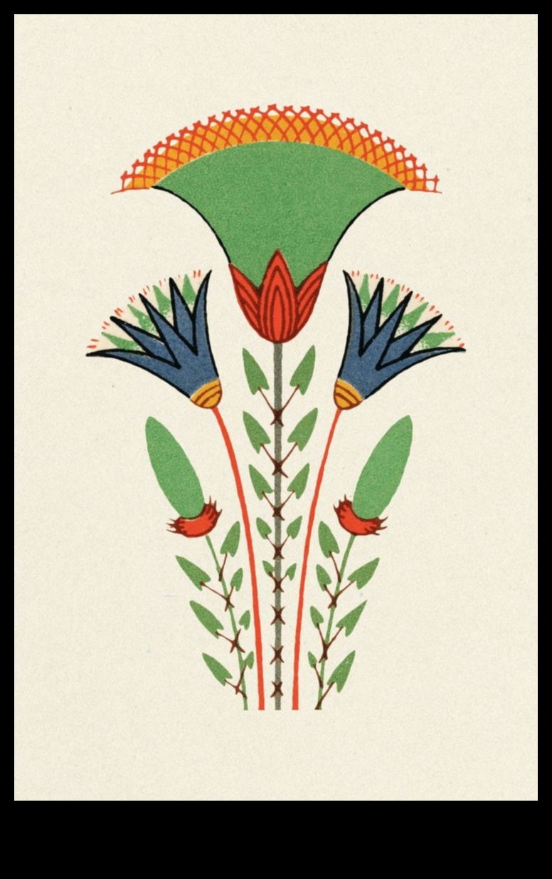 أزهار اللوتس: الزخارف الزهرية في الفن المصري