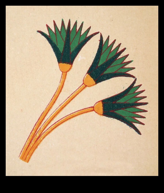 أزهار اللوتس: الزخارف الزهرية في الفن المصري