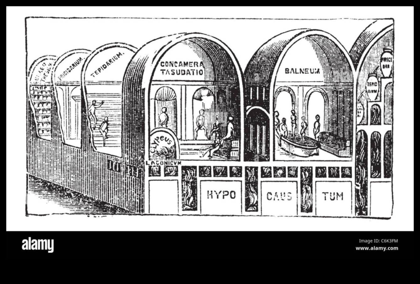 فرش البلنيوم: مشاهد الحمامات الرومانية في الفن