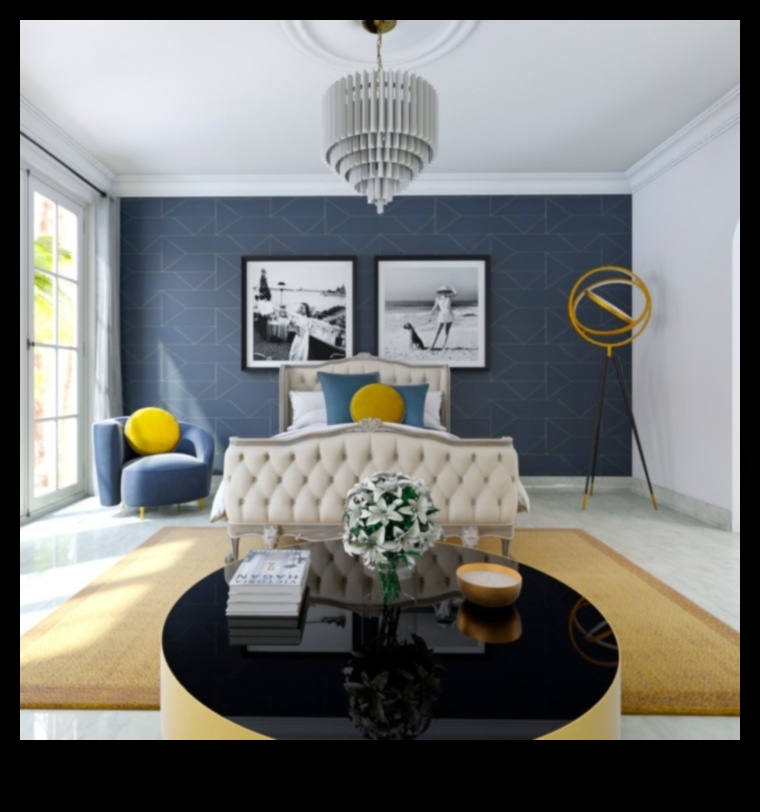 ديكور غرفة نوم هوليود جلام للرفاهية