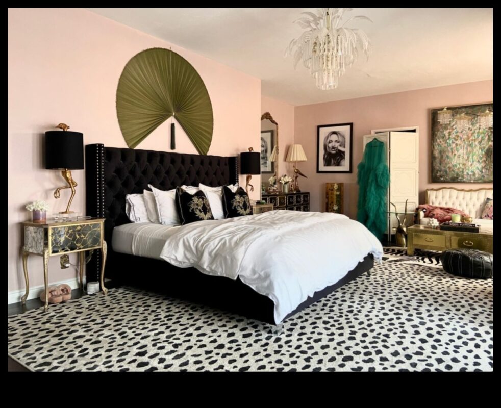 ديكور غرفة نوم هوليود جلام للرفاهية