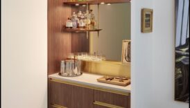 كيفية تصميم شريط منزلي أنيق مع عناصر قديمة باستخدام أفكار الديكور؟