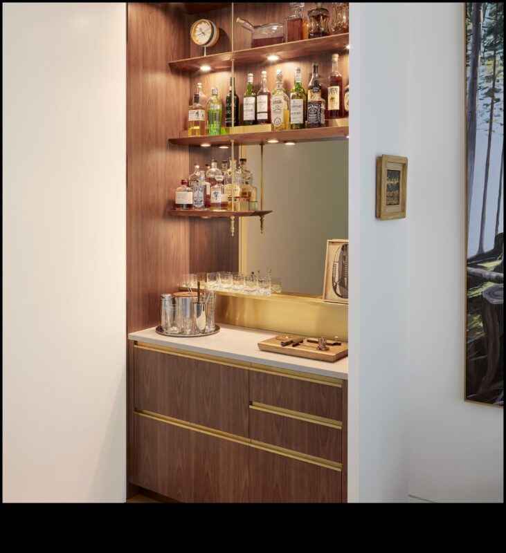 كيفية تصميم شريط منزلي أنيق مع عناصر قديمة باستخدام أفكار الديكور؟