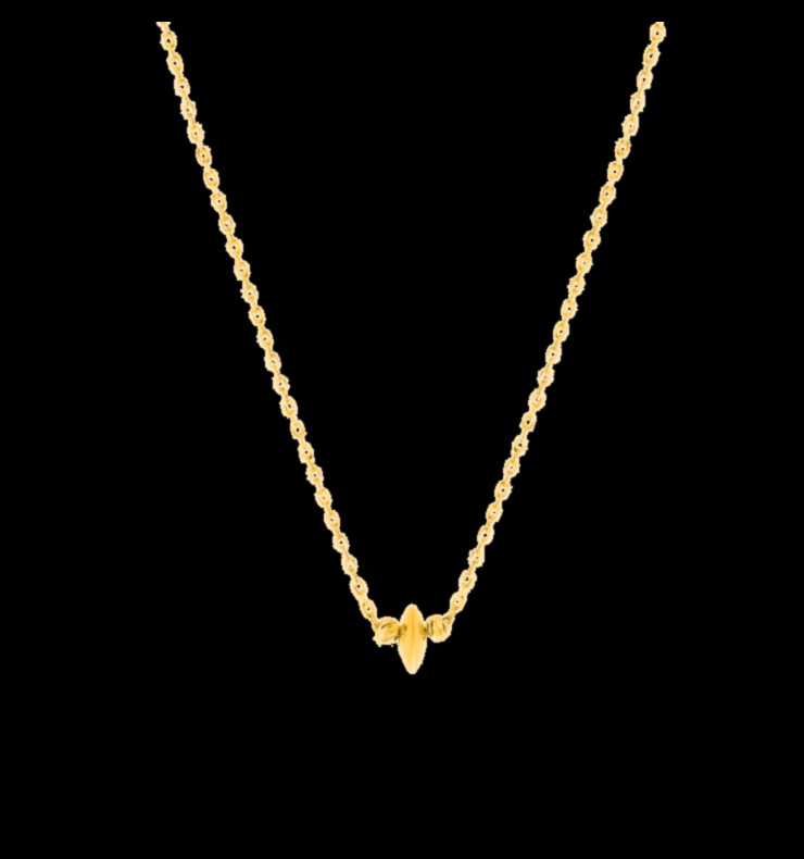 الانسجام في الذهب: غلف نفسك بدفء مجموعتنا من القلائد الذهبية